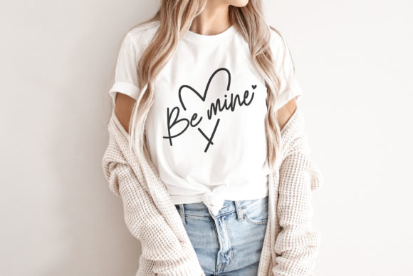 Download Be Mine Heart Valentine Svg for Shirt - Be mine Collection